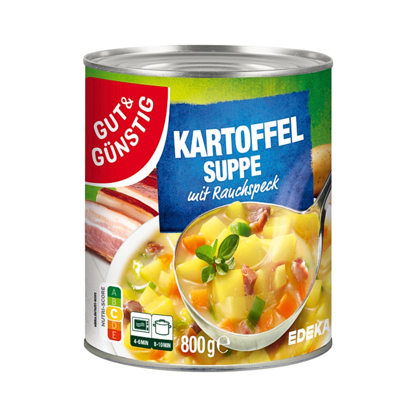 GUT&GÜNSTIG Kartoffelsuppe mit Rauchspeck 800g