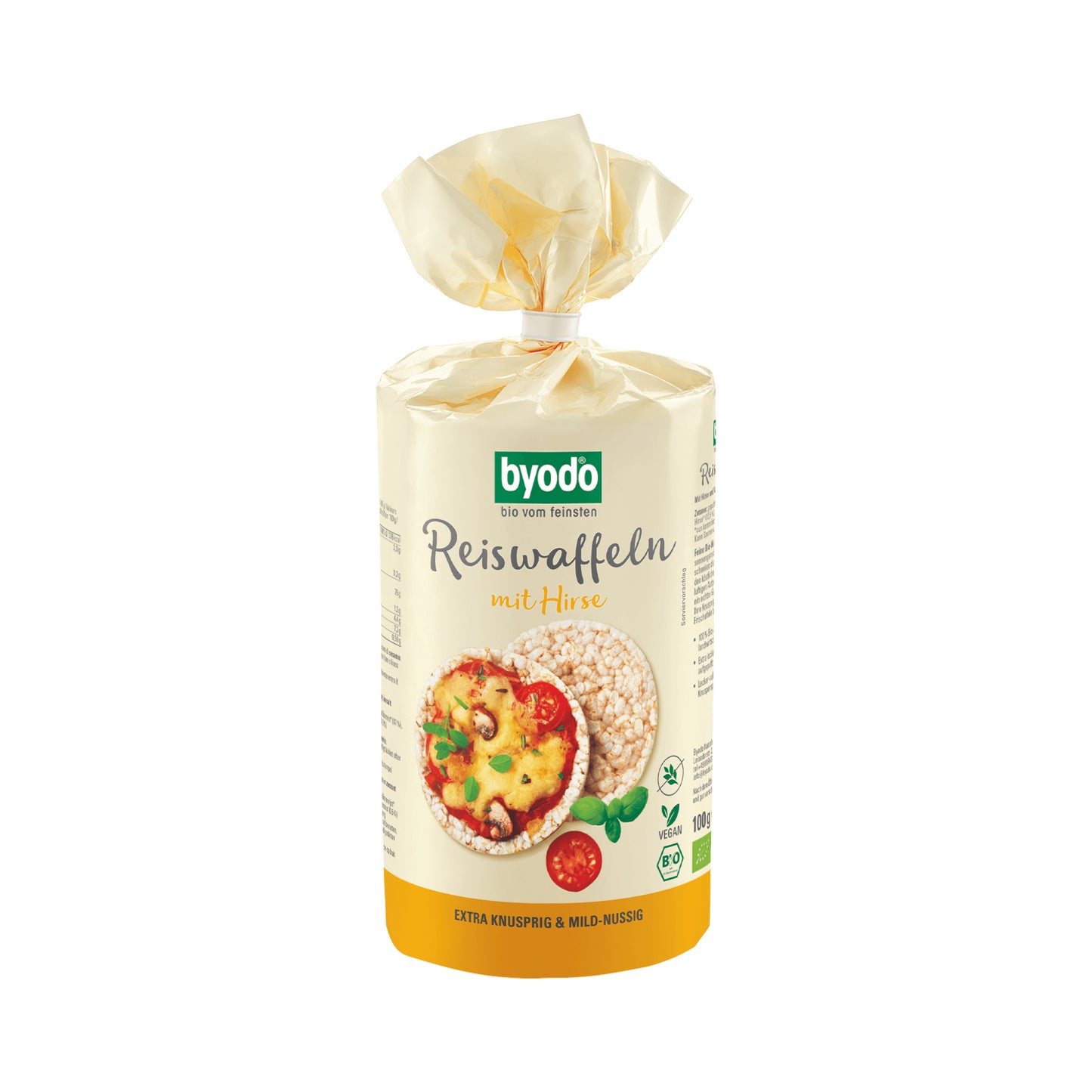 Bio Byodo Reiswaffeln Hirse 100g