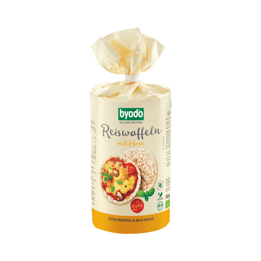 Bio Byodo Reiswaffeln Hirse 100g