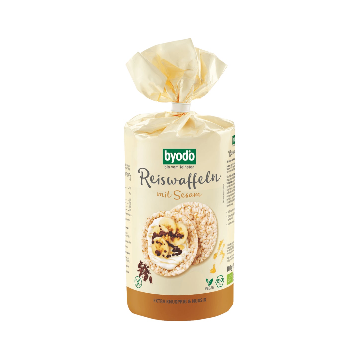 Bio Byodo Reiswaffeln Sesam 100g