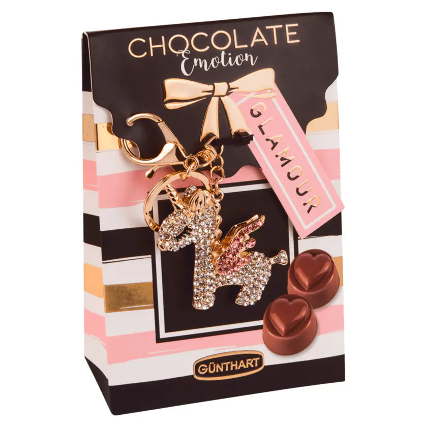 Günthart Schlüsselanhänger Glamour Collection 1 + Pralinen 114g