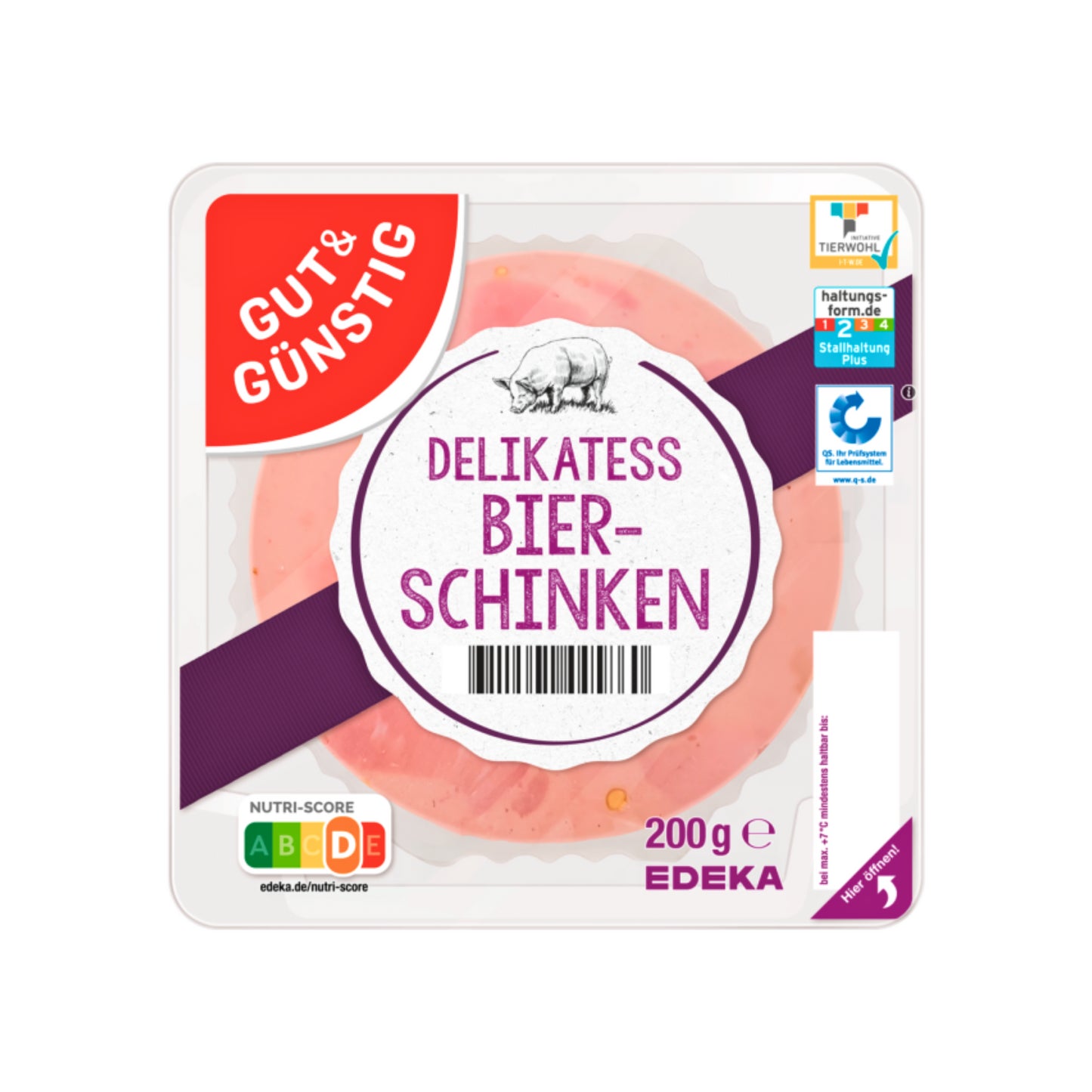 GUT&GÜNSTIG Bierschinken 200g QS ITW