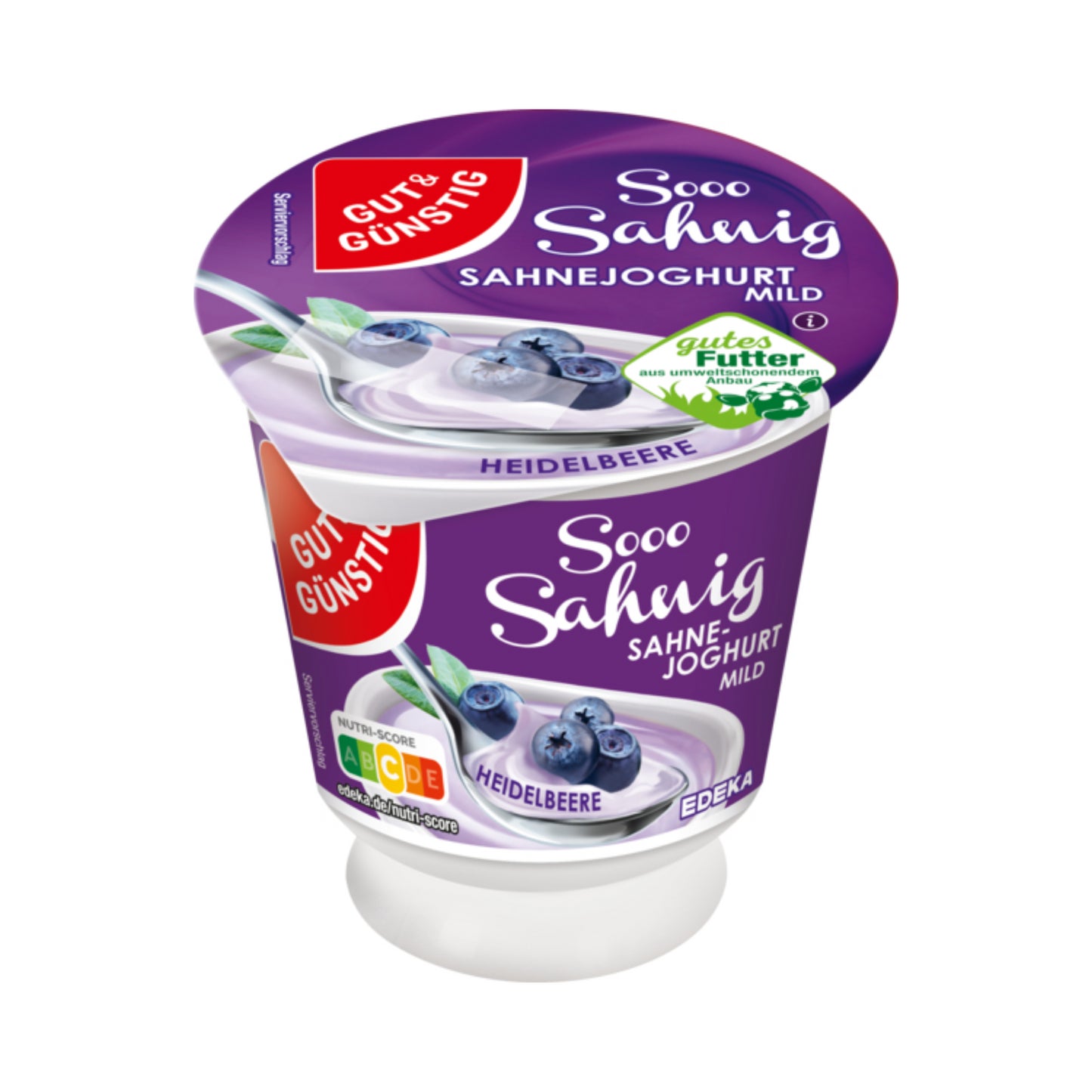 GUT&GÜNSTIG Sahnejoghurt mild Heidelbeer 150g