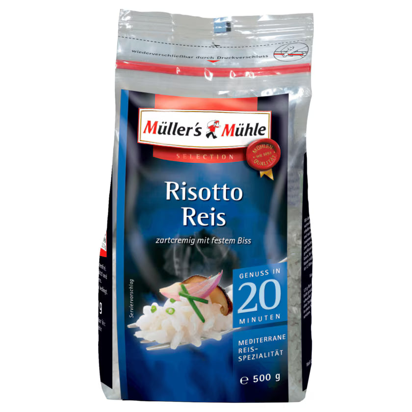 Müllers Mühle Risotto Reis 500g