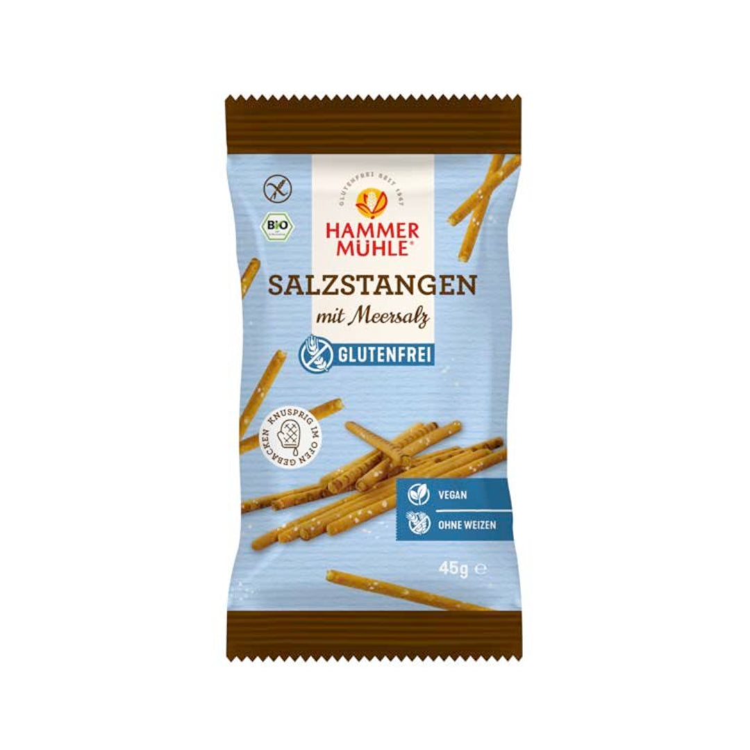 Bio Hammermühle Glutenfreie Salzstangen 45g