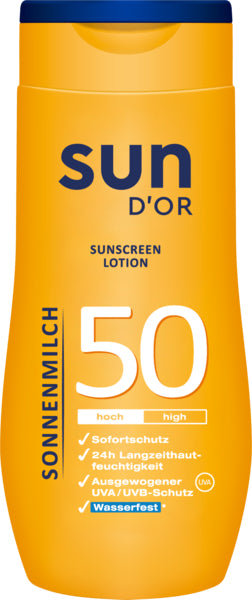 sun D'OR Sonnenmilch LSF50 250ml