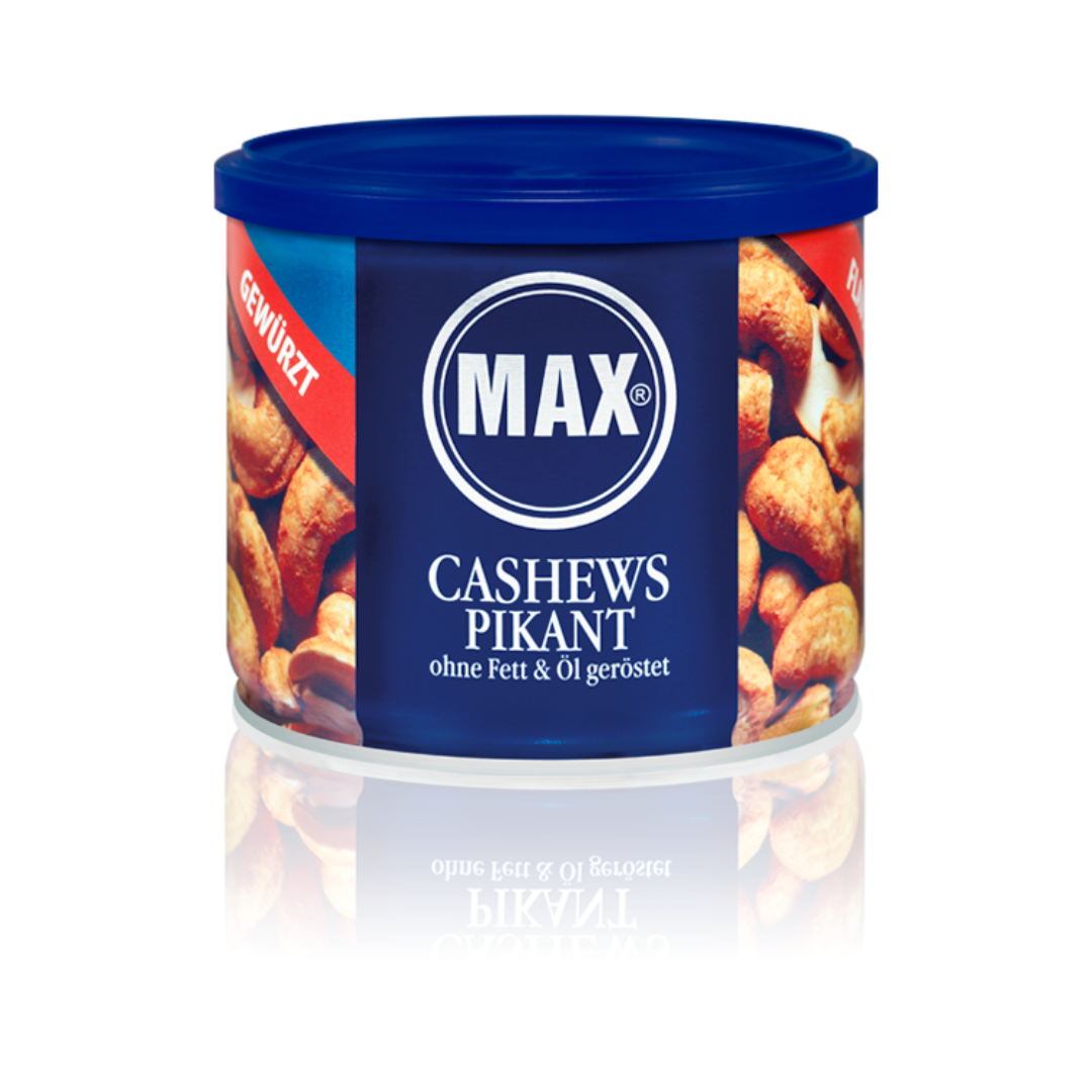 MAX Cashew pikant gewürzt 225g