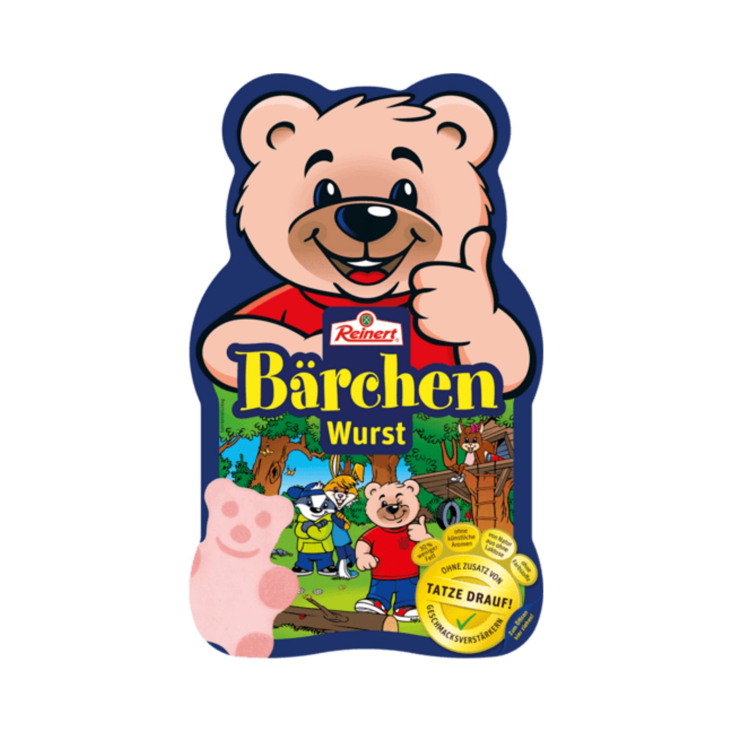 Reinert Bärchen Wurst Mortadella Geflügel 90g