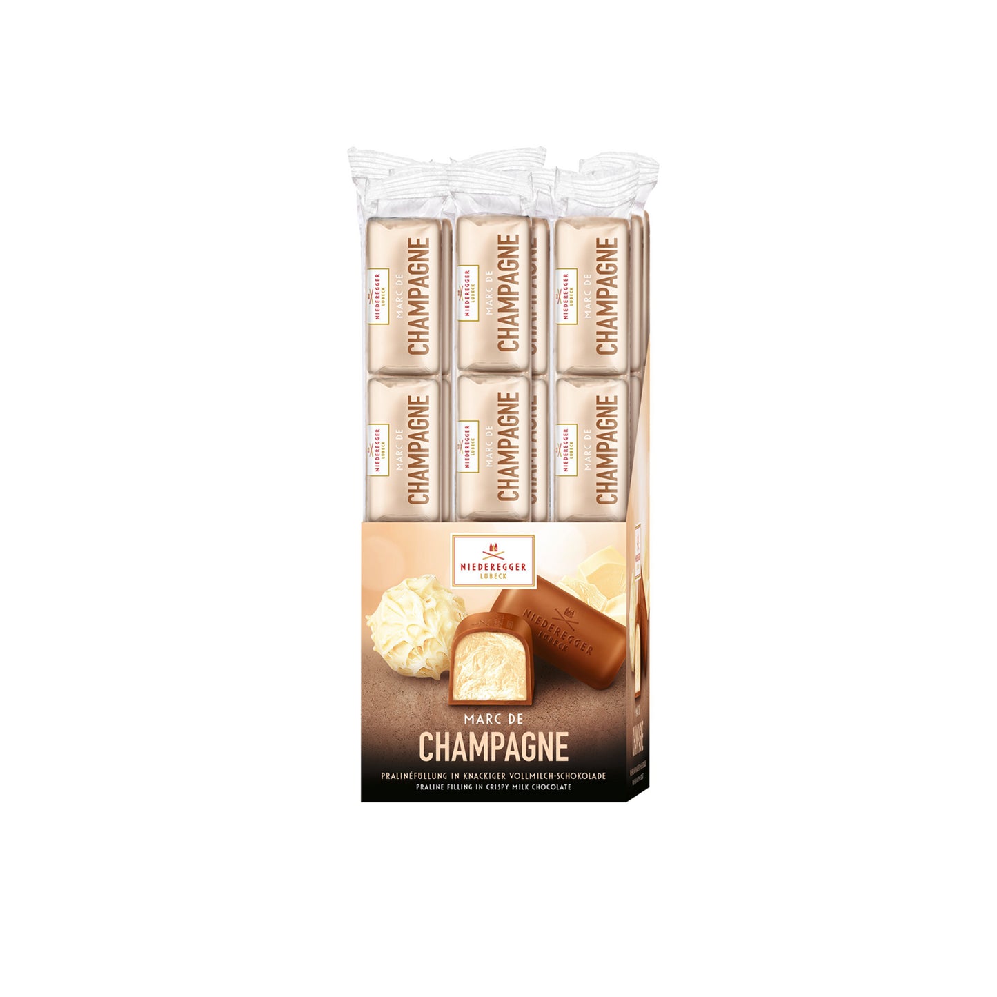 Niederegger Praline Riegel Marc de Champagne 50g