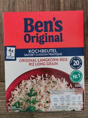 Ben's Langkornreis 20-Minuten Kochbeutel 500g