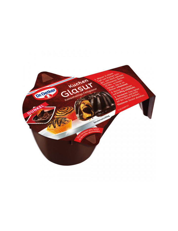 Dr.Oetker Becherglasur Dunkel 125g