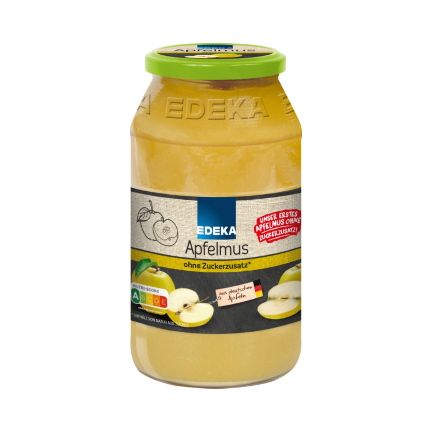 EDEKA Herzstücke Apfelmus ohne Zuckerzusatz 710g