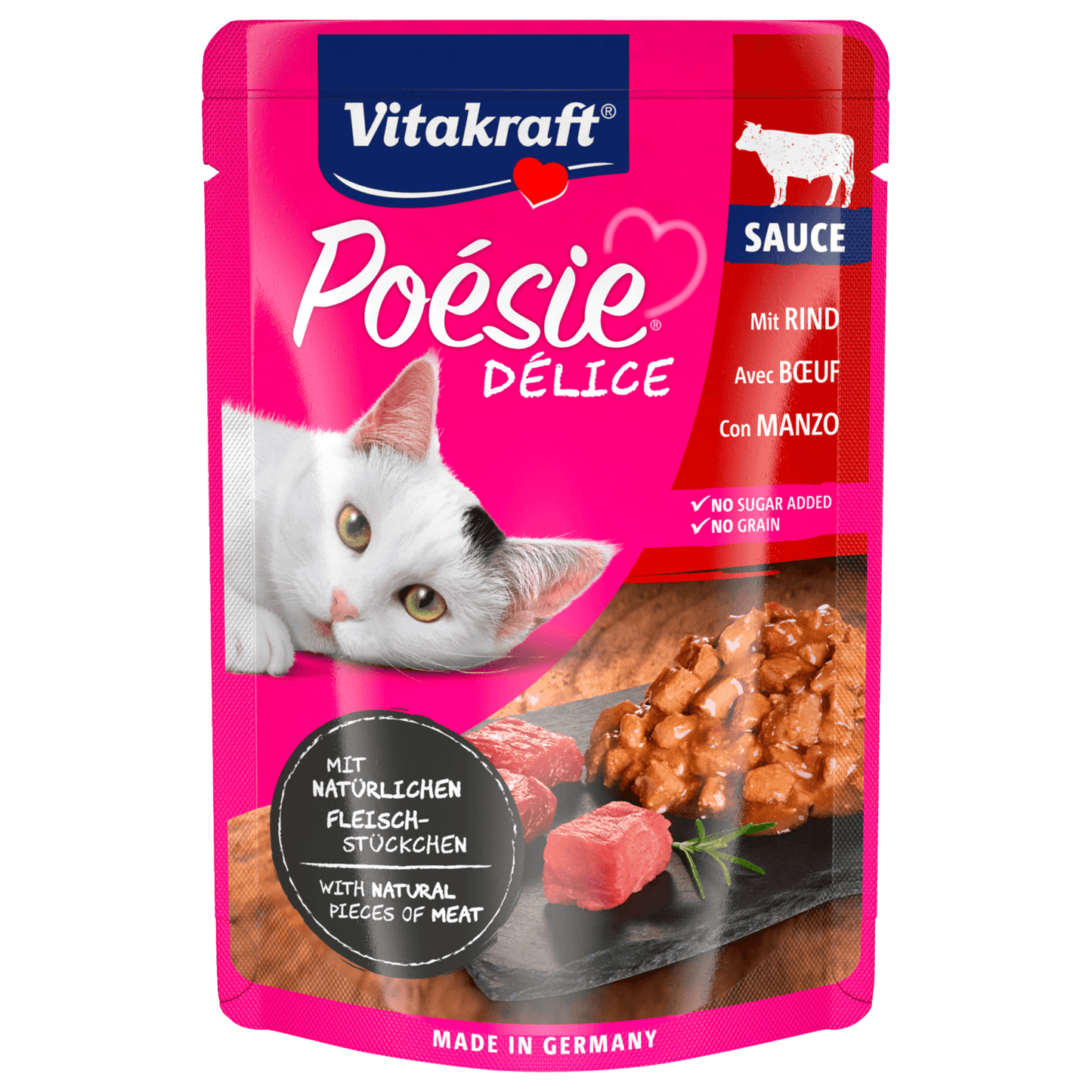 Vitakraft Poesie Delice Herz in Sauce 85g