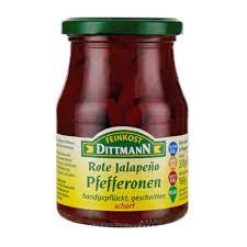 Feinkost Dittmann Jalapeno Ringe rot 335g