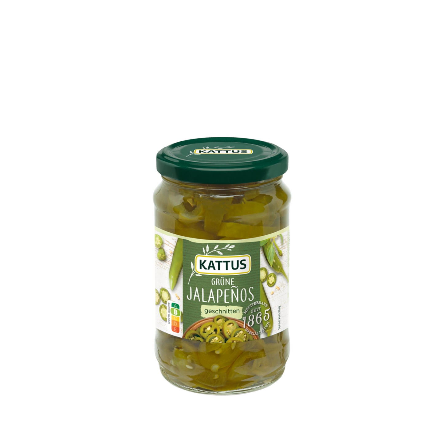 Kattus Jalapeno Geschitten Grün 300g