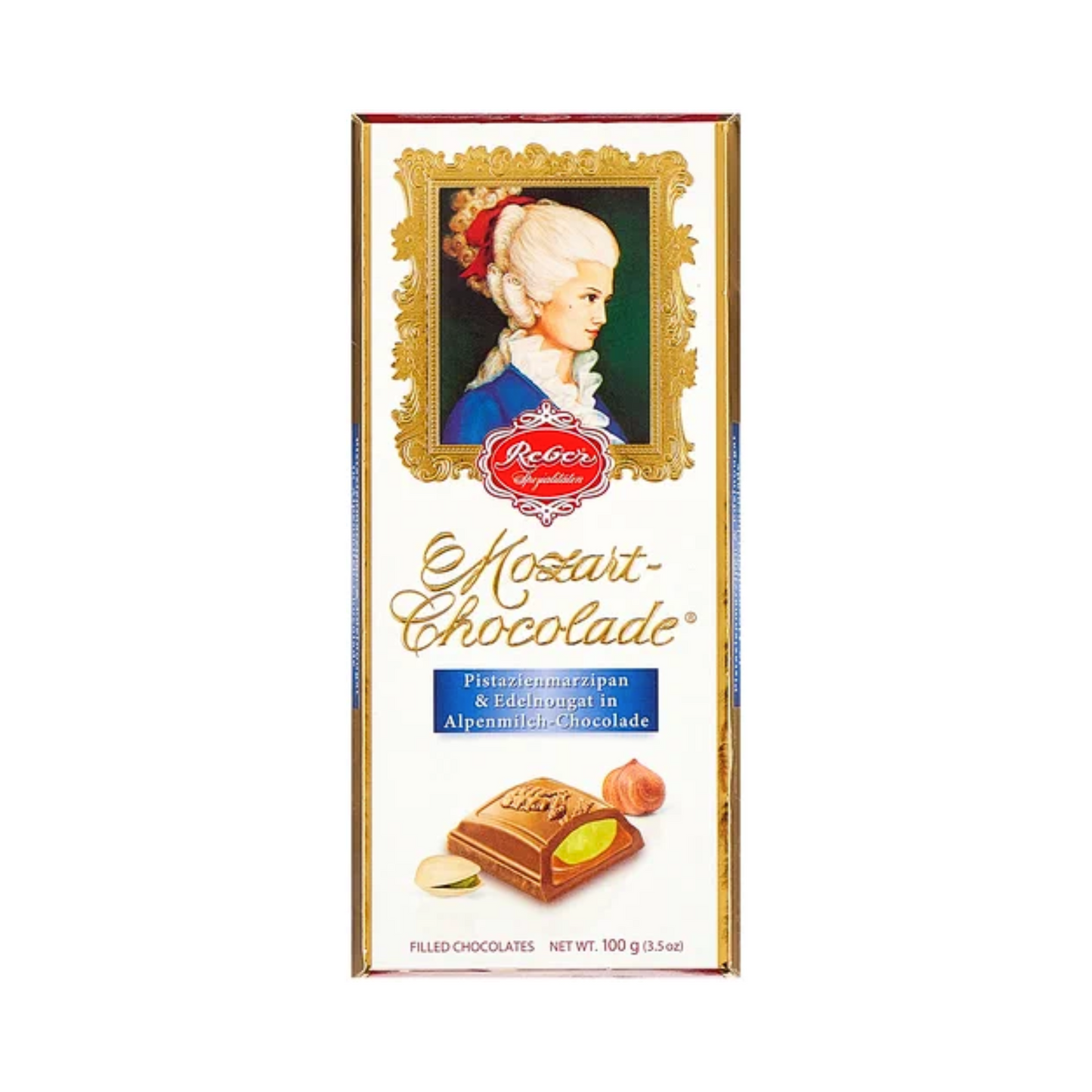 Reber Constanze-Mozart-Chocolade Alpenvollmilch 100g