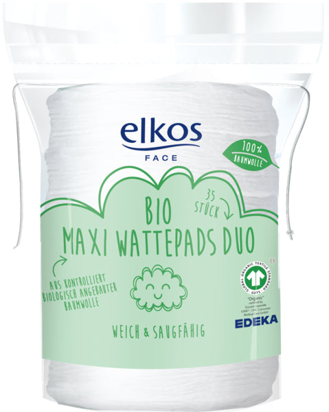 EDEKA elkos Bio-Wattepads oval 35ST