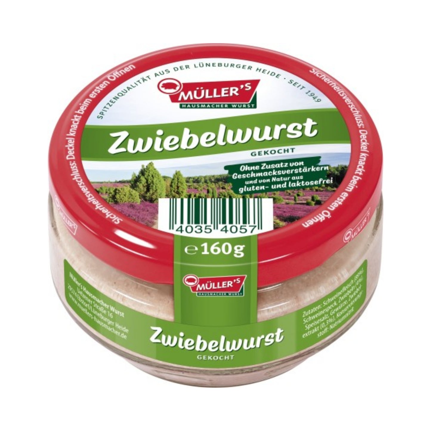 Müllers Hausmacher Zwiebelwurst 160g