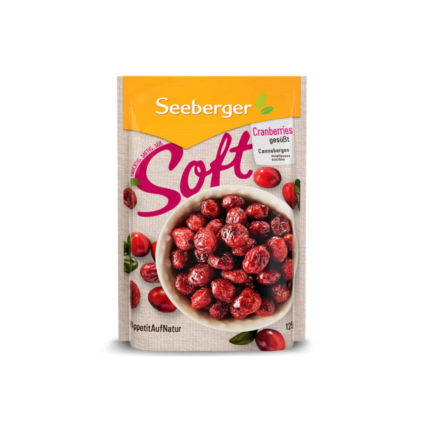 Seeberger Soft Cranberries 125g