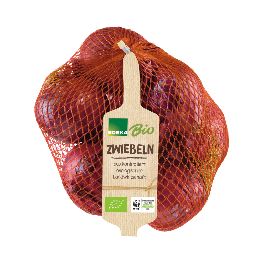 Bio EDEKA Zwiebeln rot Deutschland Klasse II 500g Netz