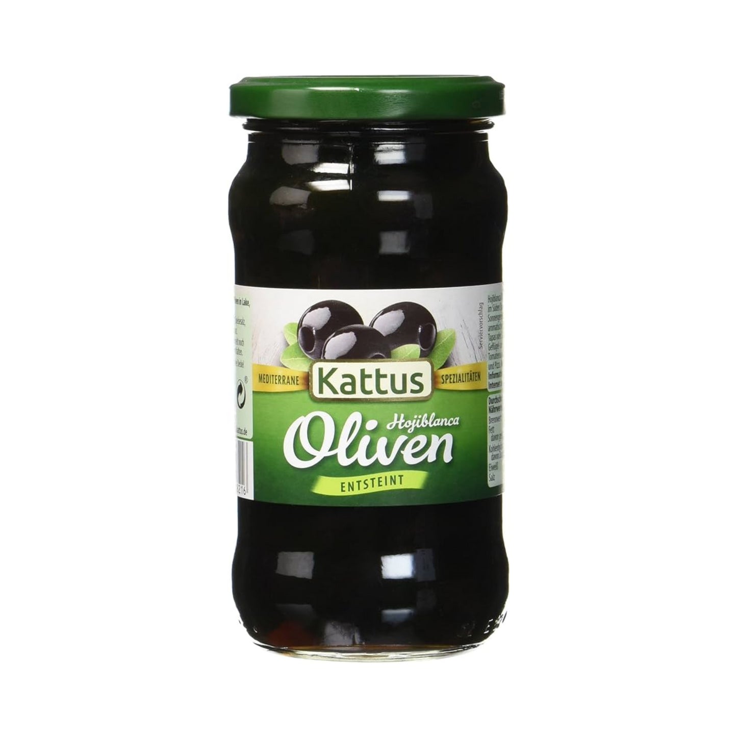 Kattus Spanische Olivenscheiben schwarz 345g