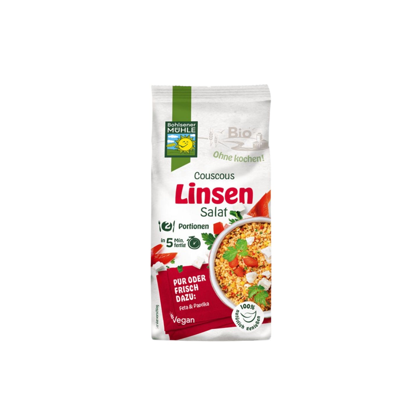 Bio Bohlsener Mühle Couscous Linsen Salat vegan 165g