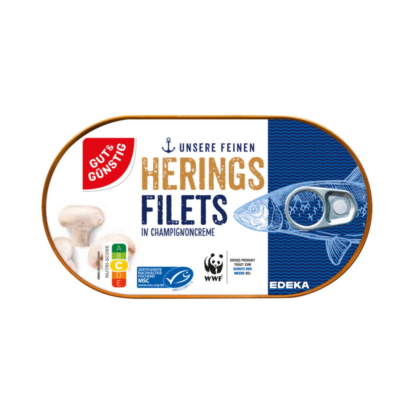 MSC GUT&GÜNSTIG Heringsfilets in Champignoncreme 200g