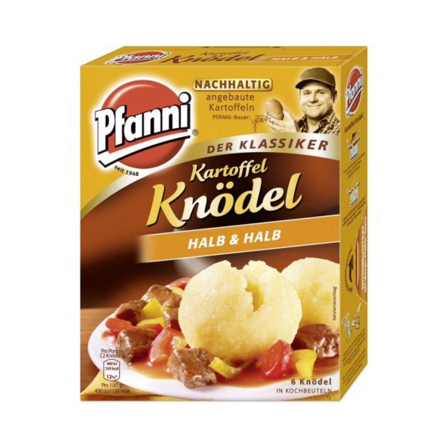 Pfanni Kartoffel Knödel Der Klassiker Halb&Halb 6ST 200g