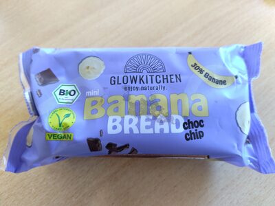 Bio Glowkitchen Mini Banana Bread Choc 70g