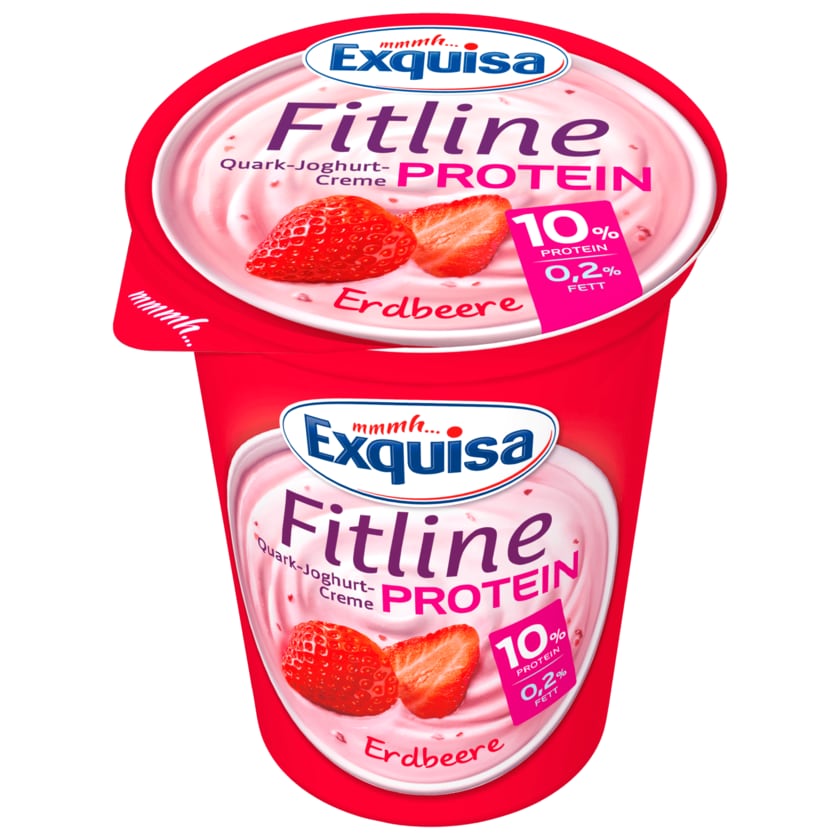 Exquisa Fitline Protein Quark Erdbeere 400g