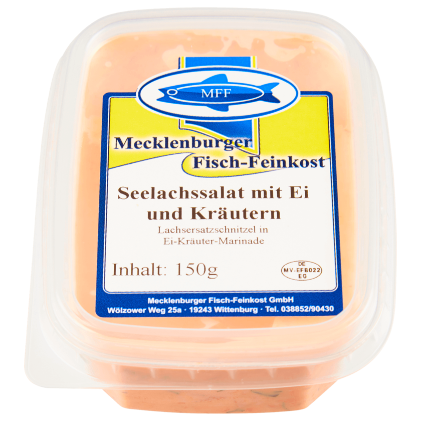 Mecklenburger Fisch Feinkost Seelachssalat 150g
