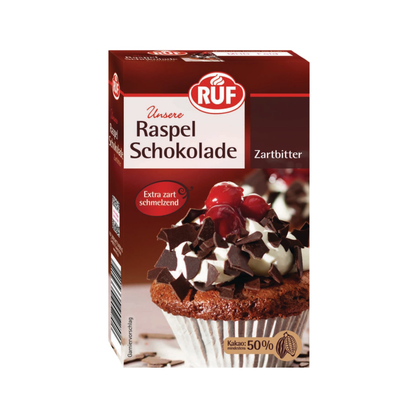 RUF Raspel-Schokolade Zartbitter 100g
