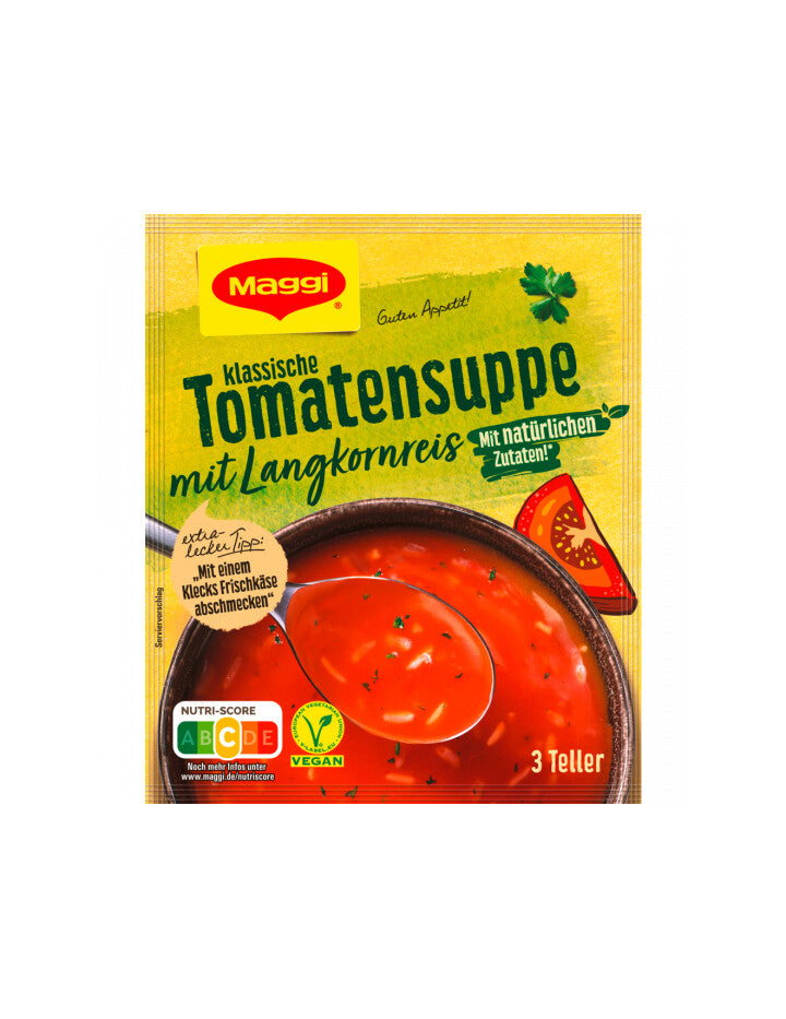 Maggi Guten Appetit Suppe Tomate mit Langkornreis für 750ml