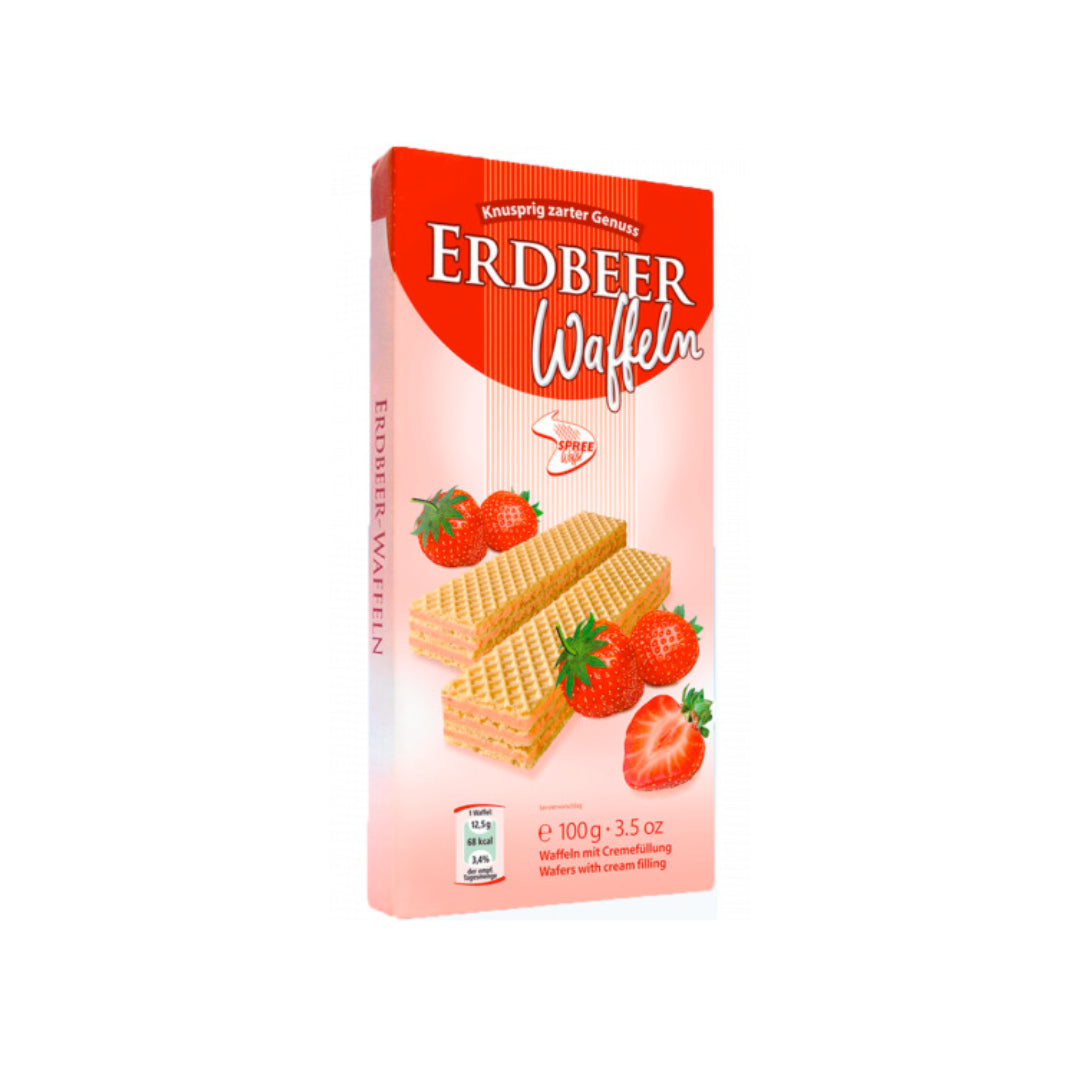 Spreewaffel Erdbeer-Cremewaffeln 100g