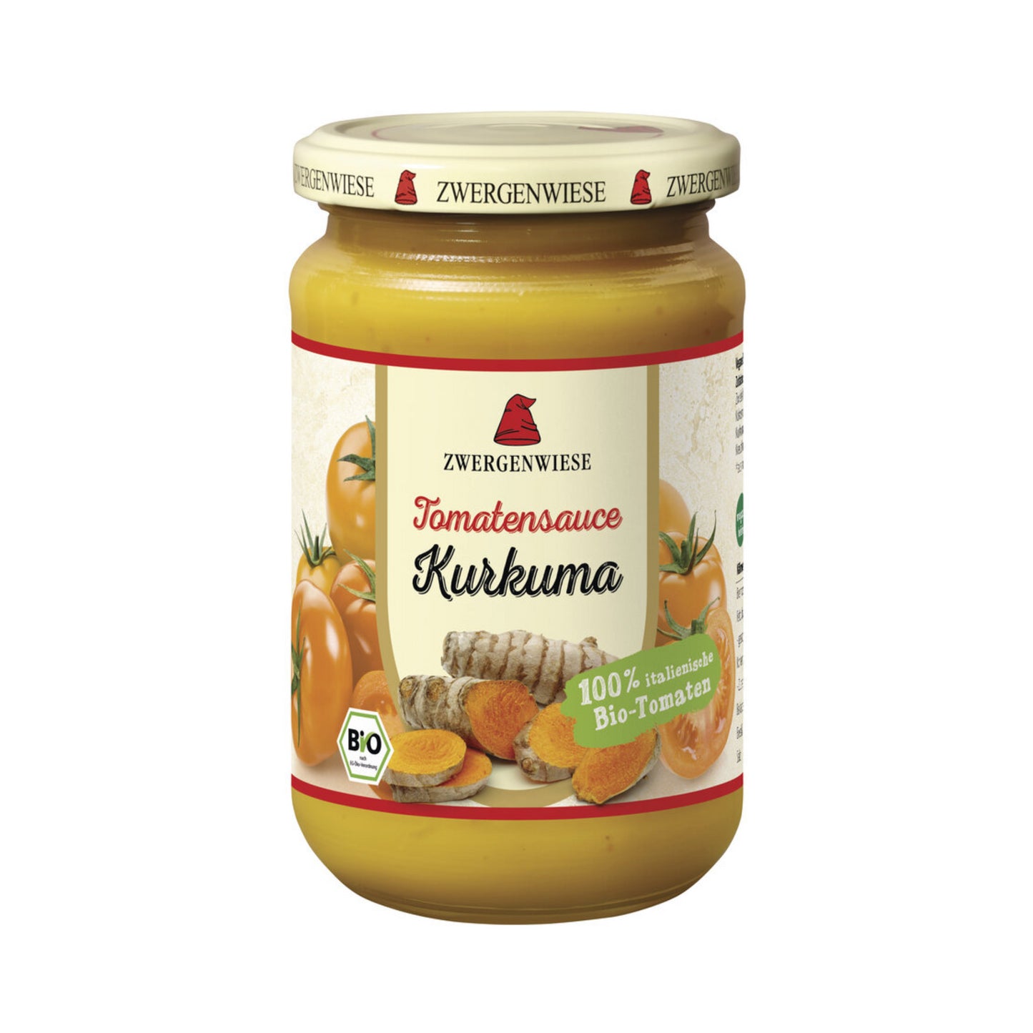 Bio Zwergenwiese Tomatensauce Kurkuma 340ml