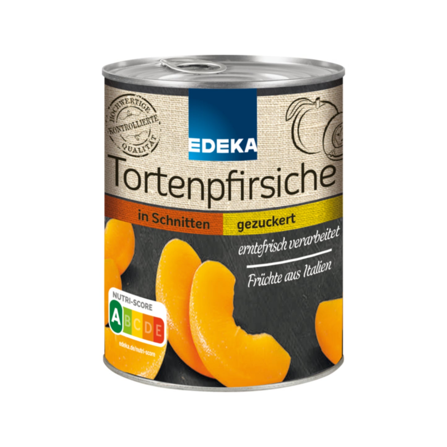 EDEKA Herzstücke Tortenpfirsiche gezuckert 225g