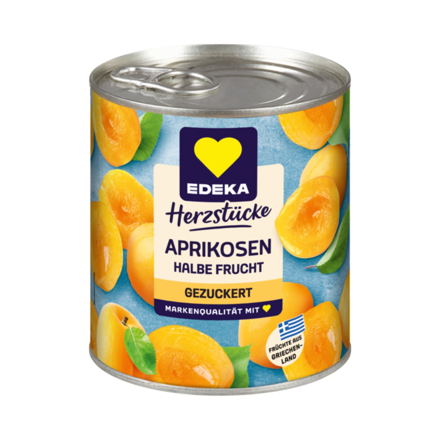EDEKA Herzstücke Aprikosen halbe Frucht geschält und gezuckert 820g