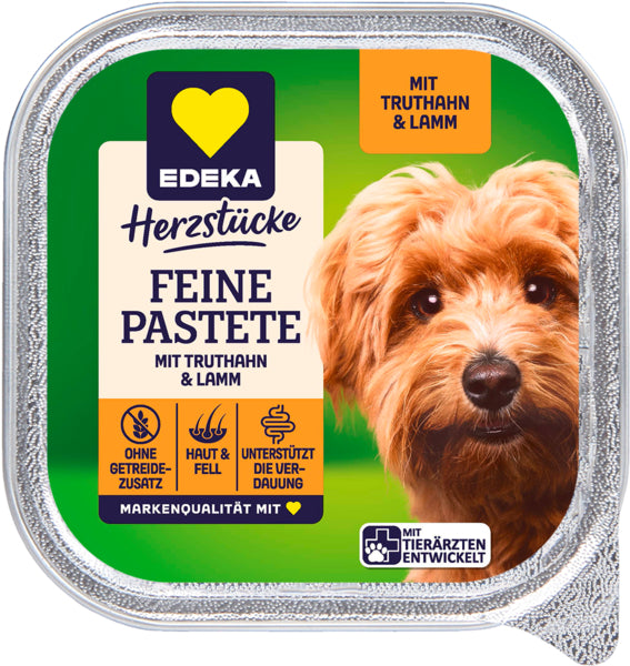 EDEKA Herzstücke Feine Pastete Truthahn und Lamm 150g