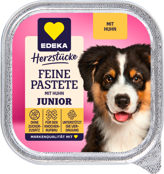 EDEKA Herzstücke Feine Pastete Junior mit Huhn 150g
