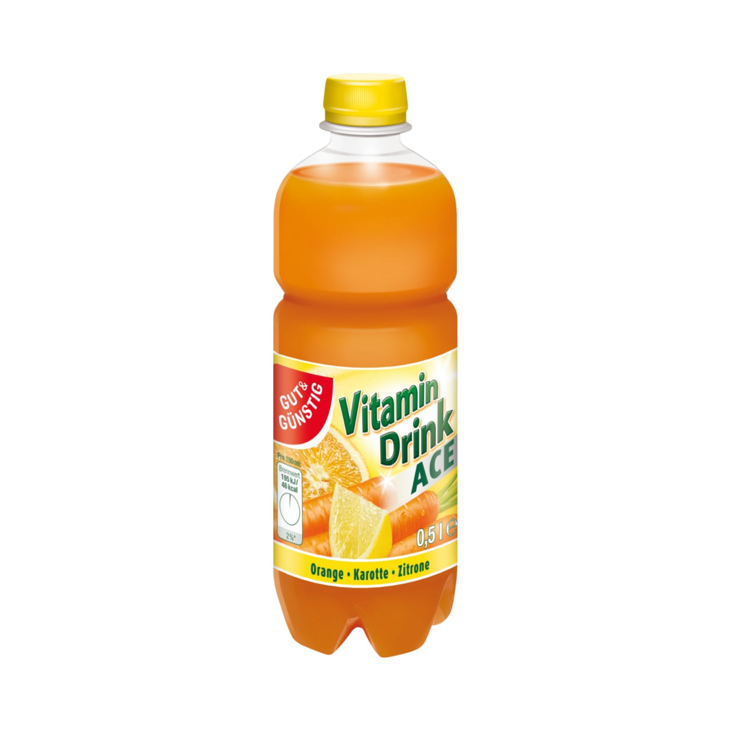 GUT&GÜNSTIG Vitamin-Drink ACE Orange,Karotte,Zitrone 0,5l DPG