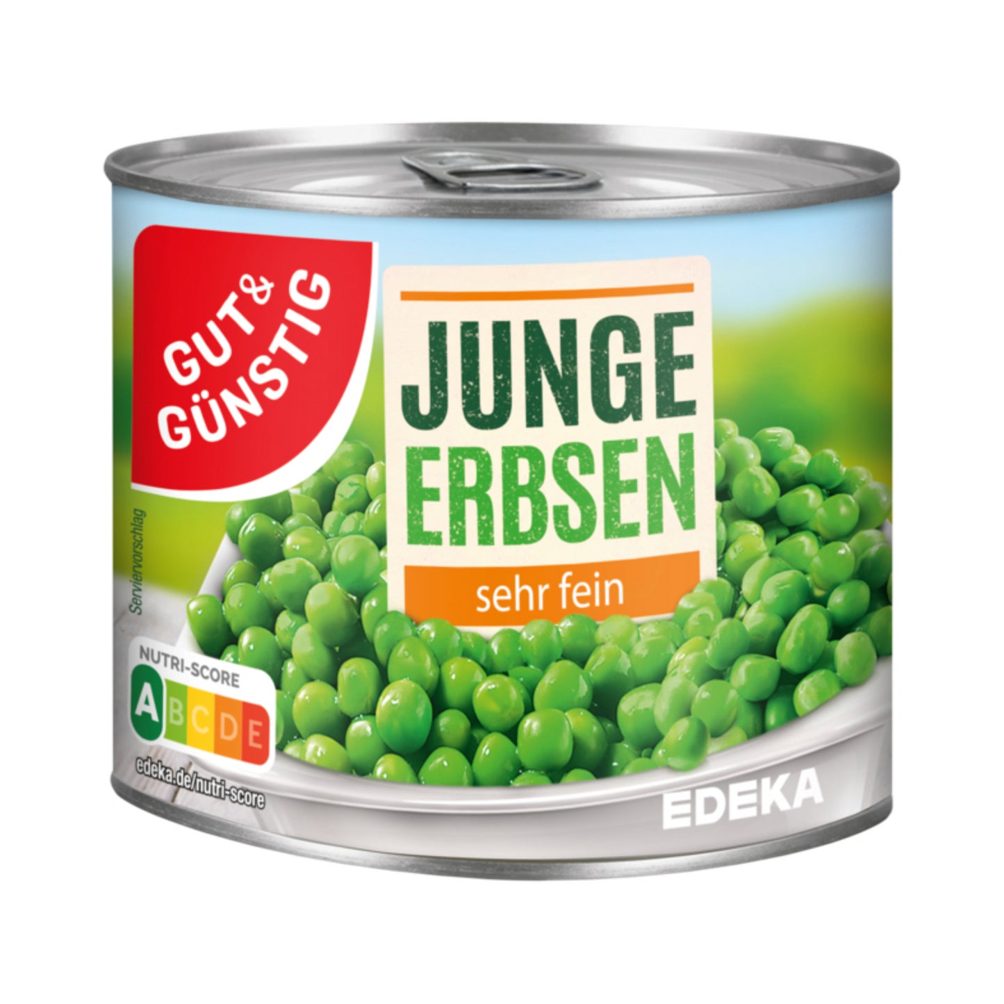 GUT&GÜNSTIG junge Erbsen sehr fein 400g