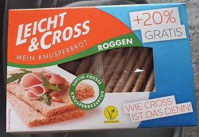 Leicht&Cross Roggen Knusperbrot 150g