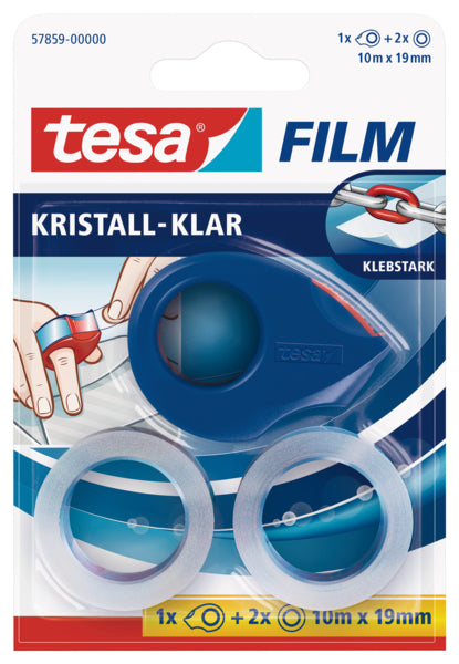 Tesa Mini-Abroller 2x19mmx10m 2ST