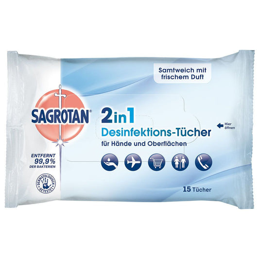 Sagrotan Desinfektions-Tücher 15ST