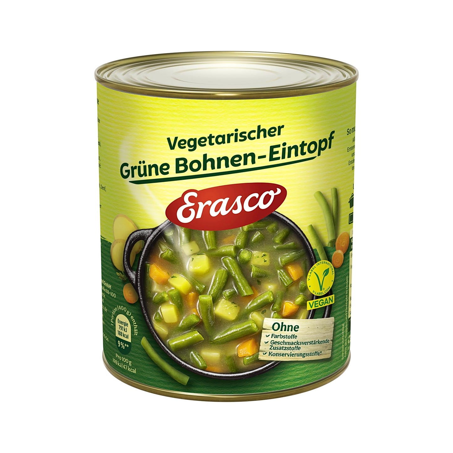 Erasco Grüne Bohnen Eintopf vegetarisch 800g