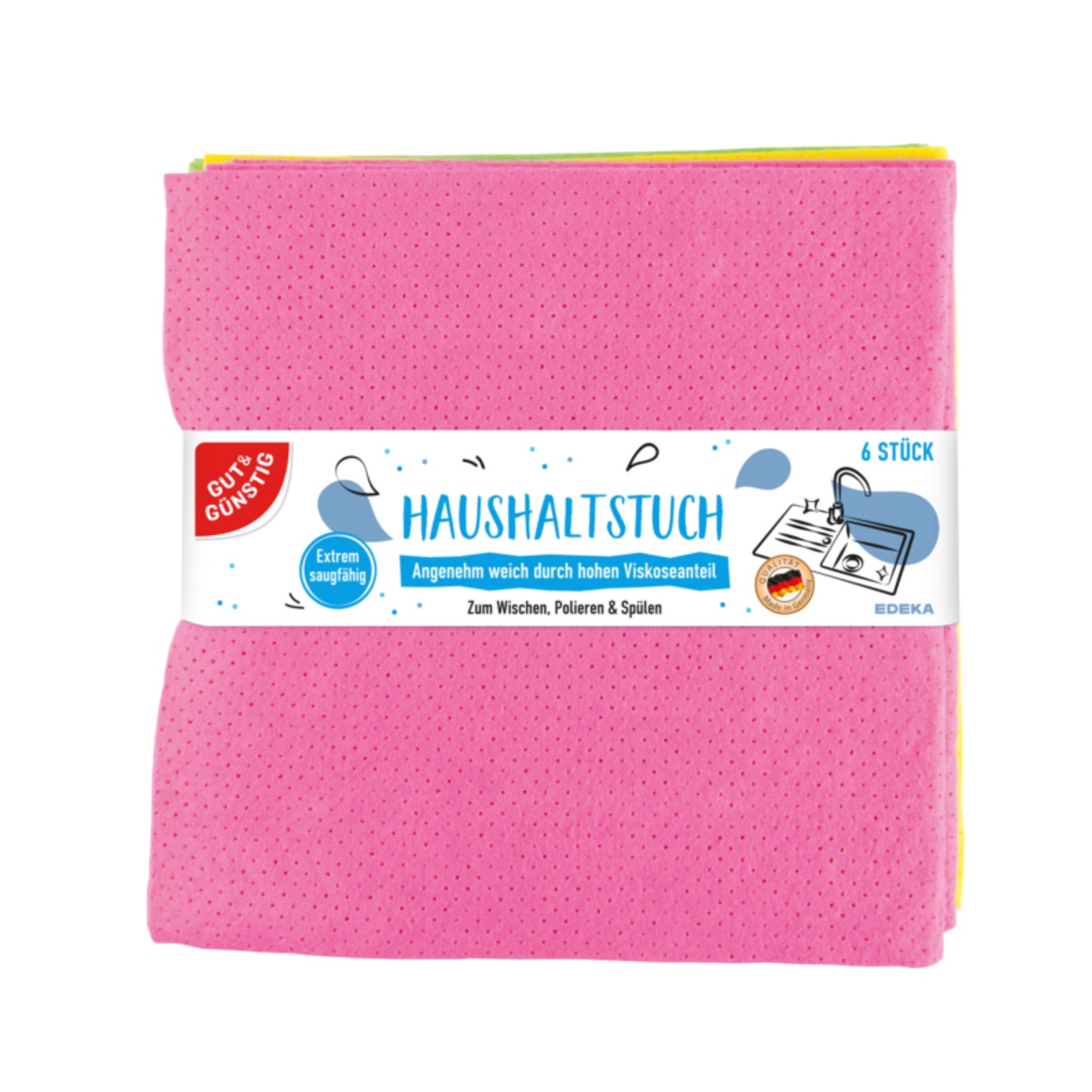 GUT&GÜNSTIG Haushaltstuch 6ST