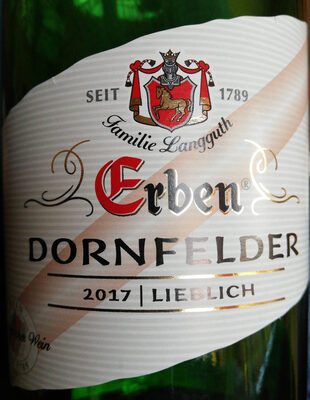 Erben Dornfelder Rheinhessen lieblich 0,75l