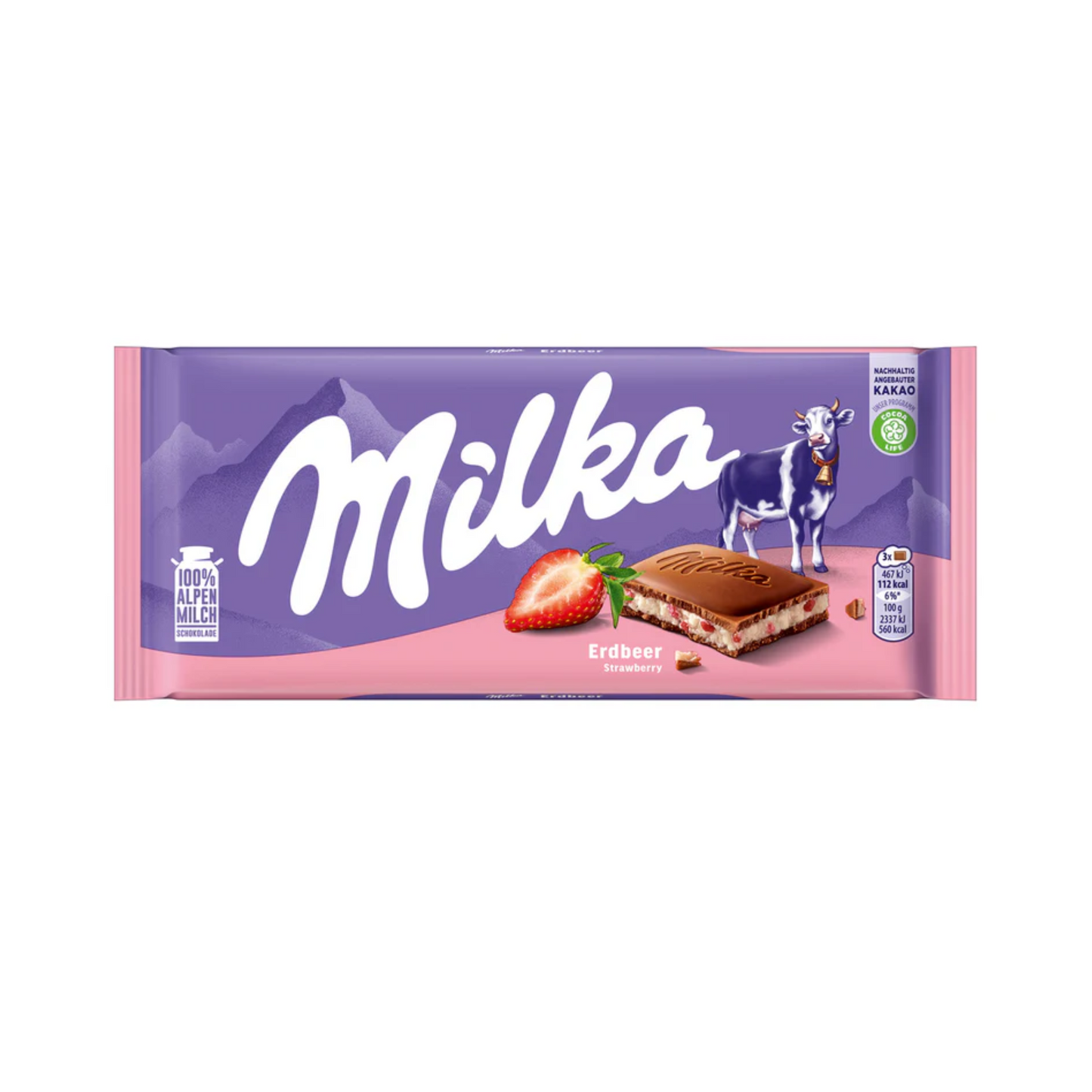 Milka Erdbeer 100g