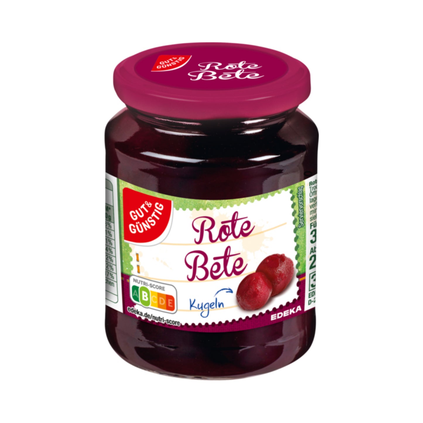 GUT&GÜNSTIG Rote Bete Kugeln 330g