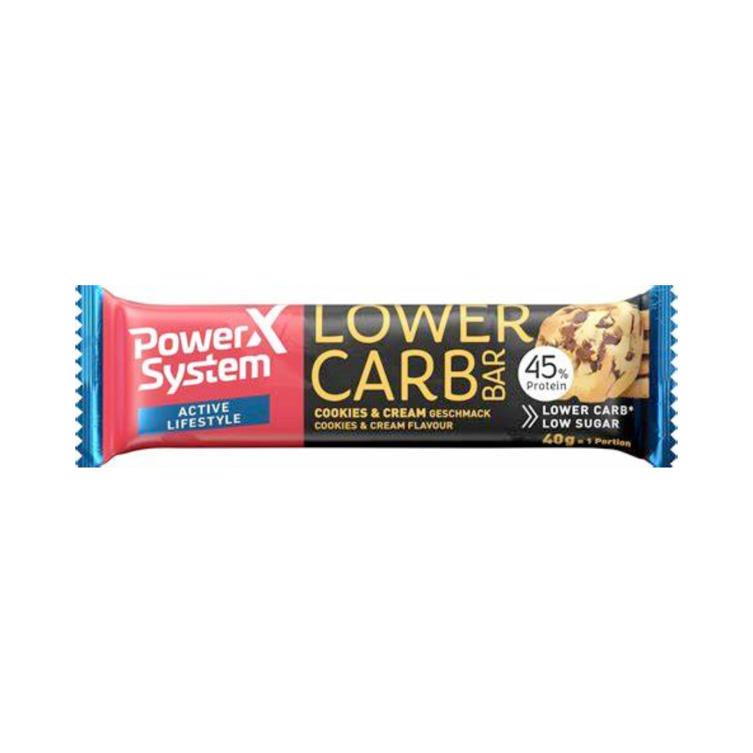 Power System Active Lifestyle Lower Carb Bar Cookies&Cream 40g